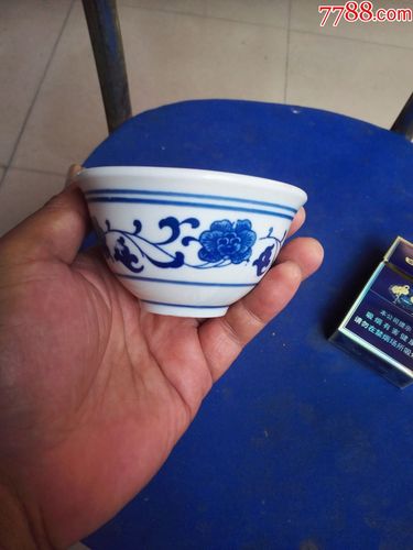 早期"罗庄镇"制小碗-青花瓷【7788收藏】
