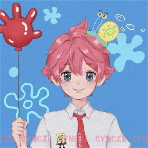 画师绘制海绵宝宝性转拟人,派大星变小帅哥,又脑补一出甜蜜大戏