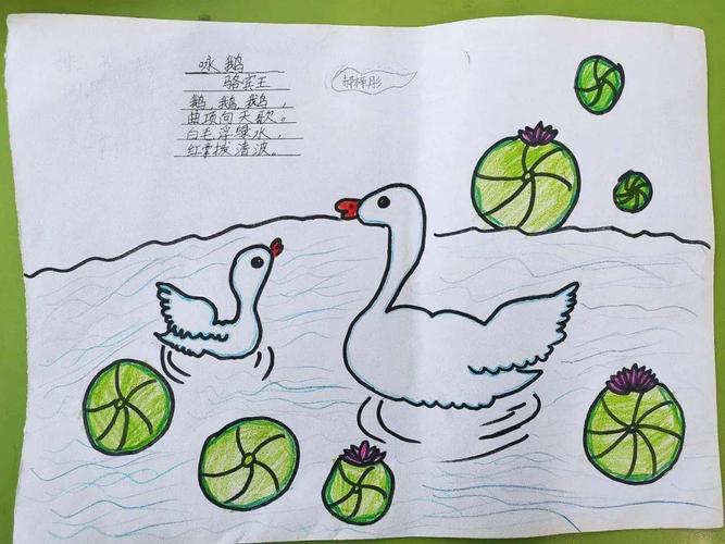 绘美图意境,品诗韵情怀——周村区正阳路小学丝绸路校区开展诗配画