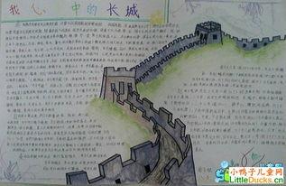 介绍中国的长城手抄报 长城手抄报