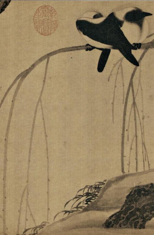 「津门网」宋徽宗《柳鸦芦雁图卷》