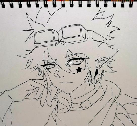 嘉德罗斯临摹(含线稿)_临摹_线稿_凹凸世界_凹凸世界嘉德罗斯_兴趣