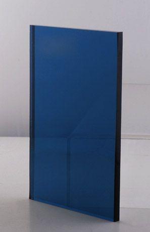 钢化镀膜玻璃 蓝色 绿色