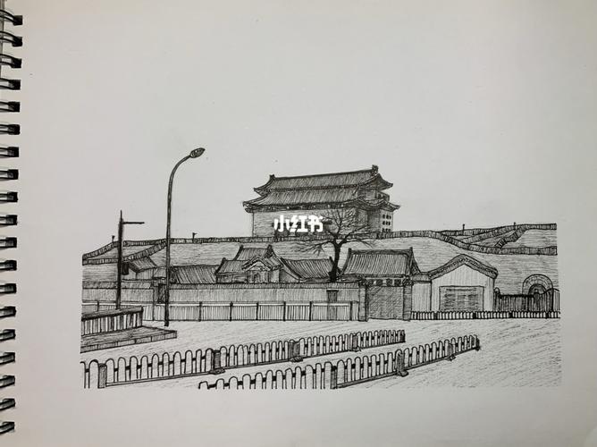 德胜门 | 速写_铅笔_日本_针管笔_速写_文化_绘画