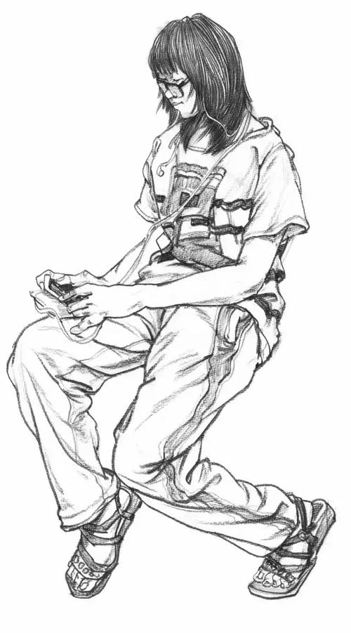 速写的另一种表现形式 — 线性速写