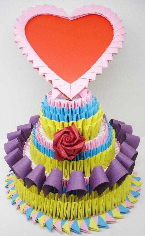 蛋糕盒子的做法折纸