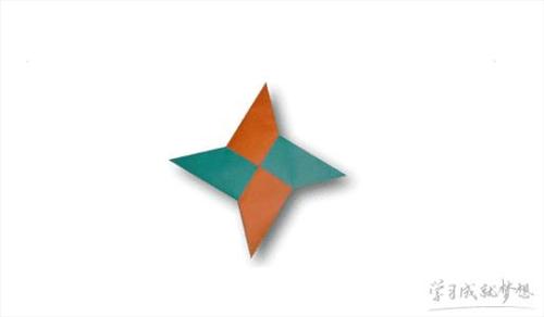 折纸回旋镖变形飞镖的折法图解十字回旋镖怎么折图解 分享回旋镖折纸