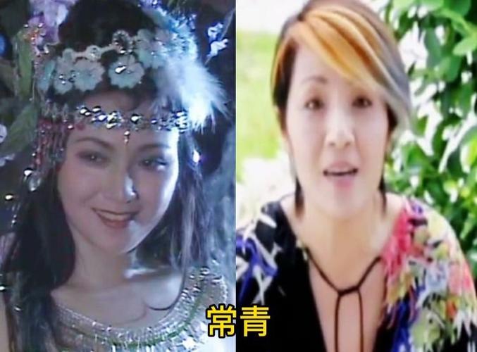 常青的演技在《西游记》所有的女妖精里绝对能排到前三,剧中初遇唐僧