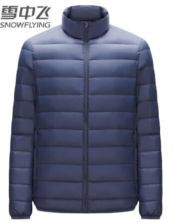 雪中飞男士羽绒服轻薄羽绒服男轻薄短款新款保暖立领秋羽绒时尚休闲