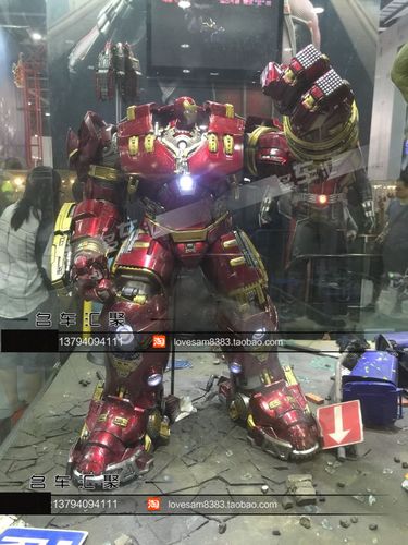 ht hottoys 1/6 复仇者联盟2 钢铁侠反浩克装甲 机器人 mk44