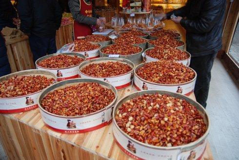 四川崇州街子古镇 小吃