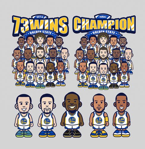nba勇士队卡通形象
