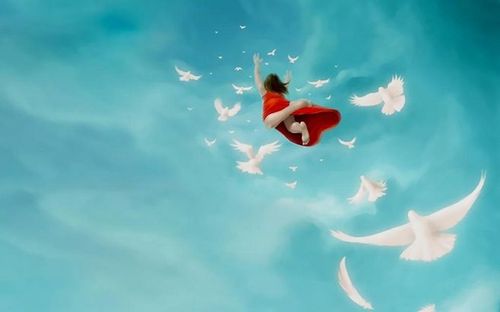 小清新 唯美 飞翔 青春_小熊壁纸