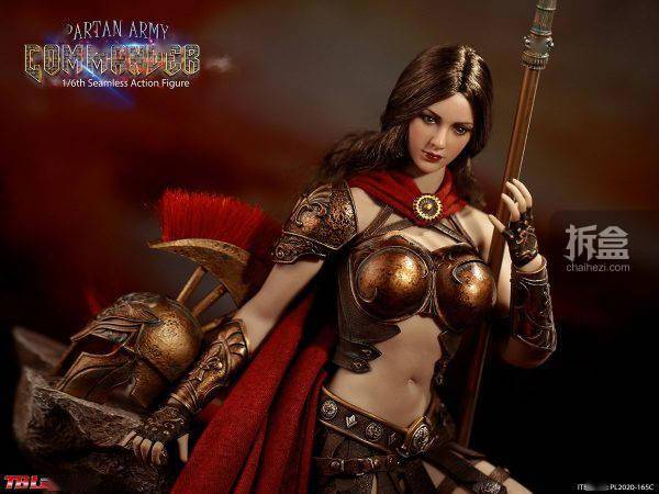 tbleague 斯巴达女司令1:6可动人偶