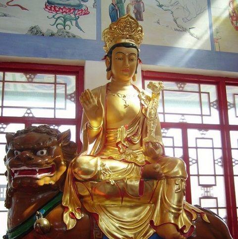 铜佛像 供应文殊菩萨铜雕佛像 铜雕销售