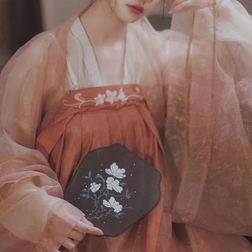 汉服部位头像闺蜜头像红色古风女头