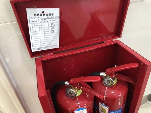 灭火器无近期检查记录