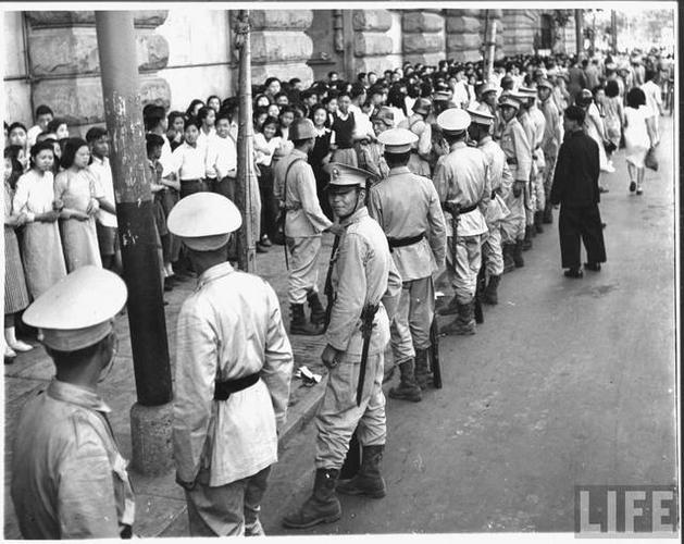 民国往事:48年交通大学学生举行反美游行示威