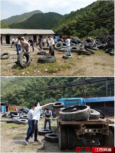 玉山县临湖镇依法拆除境内一非法炼油厂
