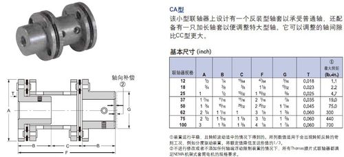 莱克斯诺rexnord 膜片式联轴器thomas 微型联轴器