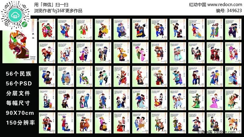 56个民族介绍展板(编号:349623)_展板户外_p