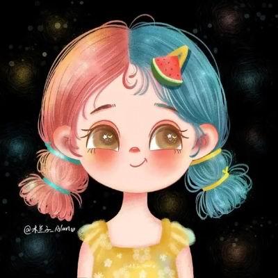 小女孩卡通萌头像大全可爱