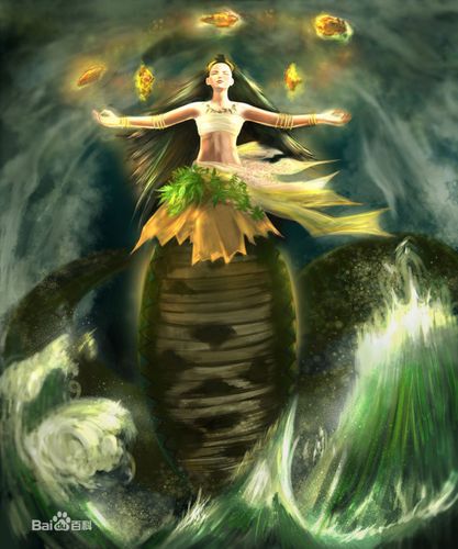 他的后人~人首蛇身的女娲和伏羲又造出了天下苍生   龙首蛇身,人首