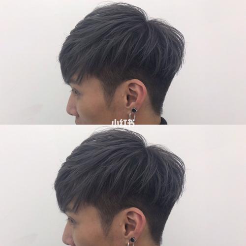 安利一款春天男士发色 铅笔灰 搭配干净清爽的发型 很