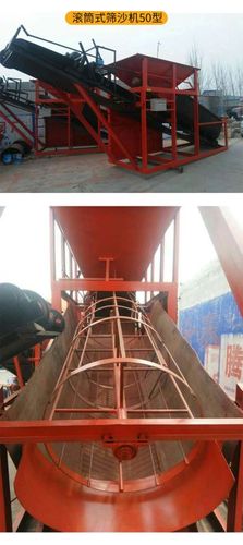 筛沙机全自动沙石分离机大型滚筒式建筑沙场煤炭粮食筛料机筛选机