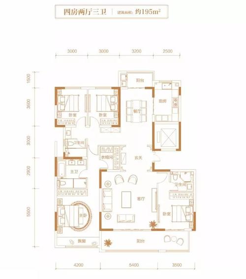 保利珑熙户型图-郑州保利珑熙建面约170-305㎡户型
