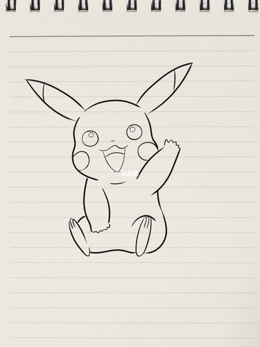 今日简笔画皮卡丘(附步骤)_简笔画_皮卡丘_布吉攻略_人文_绘画