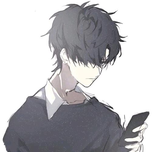 动漫男头25张微冷淡颓废一丢丢跳脱的风格