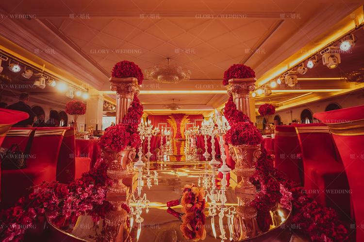 耀婚礼,红金色主题婚礼,通州婚庆公司,顺义婚庆公司