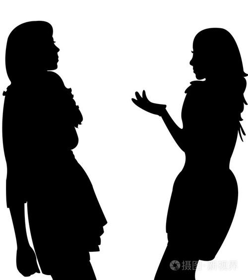 两个女孩们说话照片-正版商用图片063075-摄图新视界