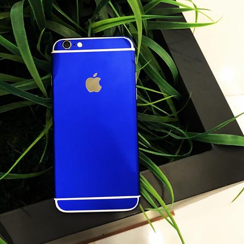 iphone6/7plus 手机改色膜 蓝色宝石蓝 改色iphone全包贴纸特别版