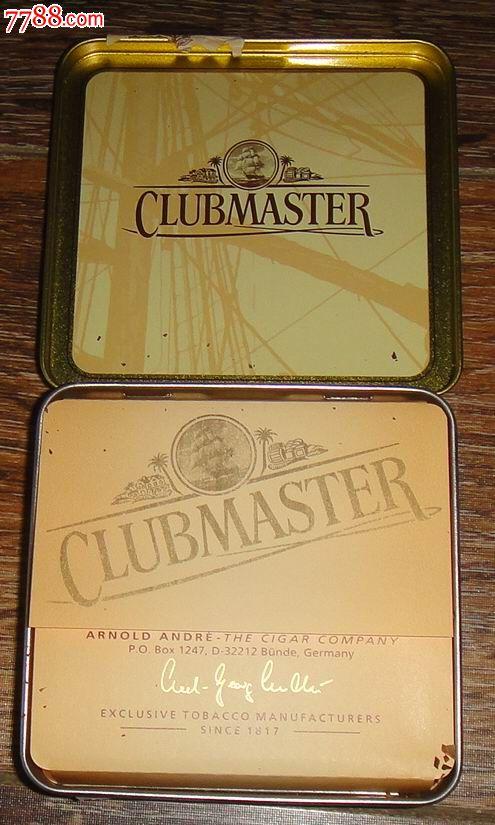 德国clubmaster雪茄铁盒标