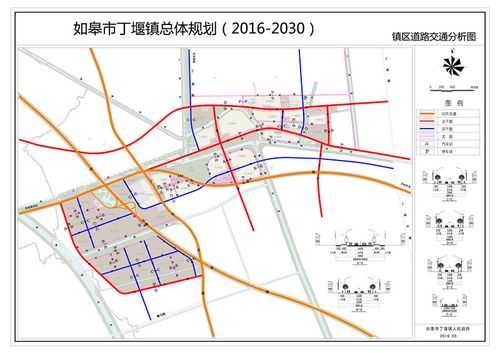 如皋市丁堰镇总体规划20162030年批后公布