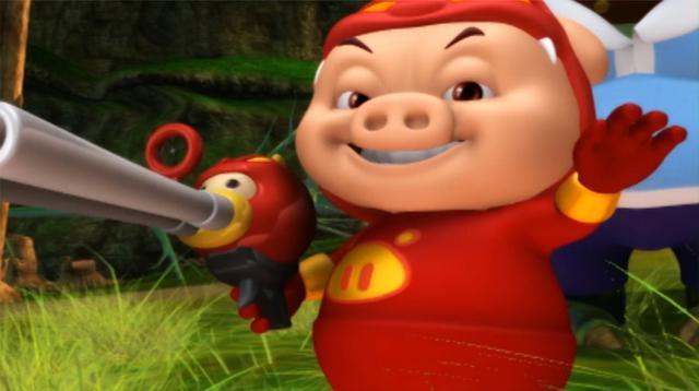 【一点资讯】百变猪猪侠:大傻怪好善良啊!不肯伤害小