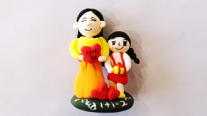 超轻粘土教师节礼物做法