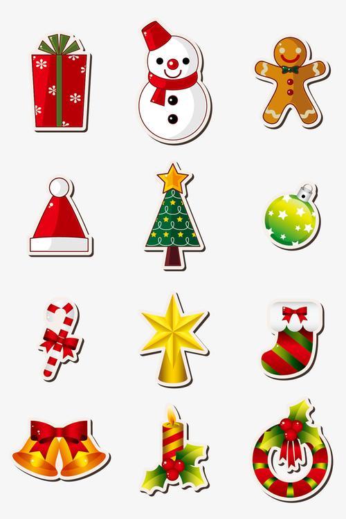 卡通圣诞礼物素材