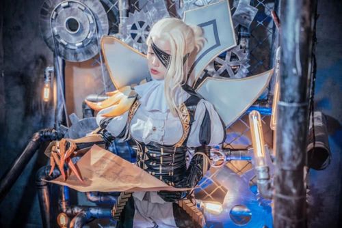 王者cos:我的米莱狄不可能这么美