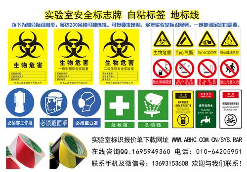 实验室安全警示标识