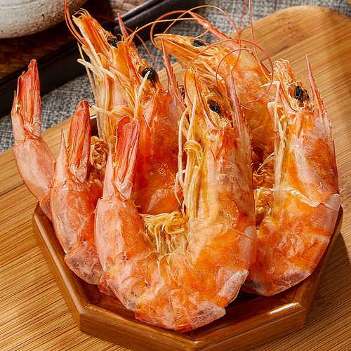 (今日5折)虾干即食烤虾干零食推荐干虾大号对虾海虾