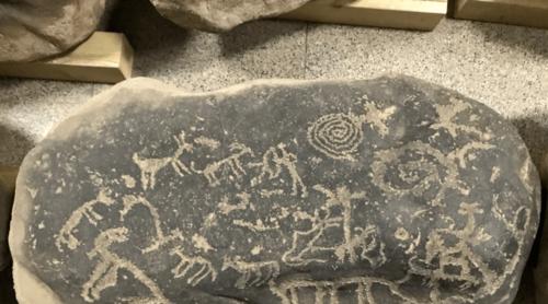 贺兰山岩画.狩猎图