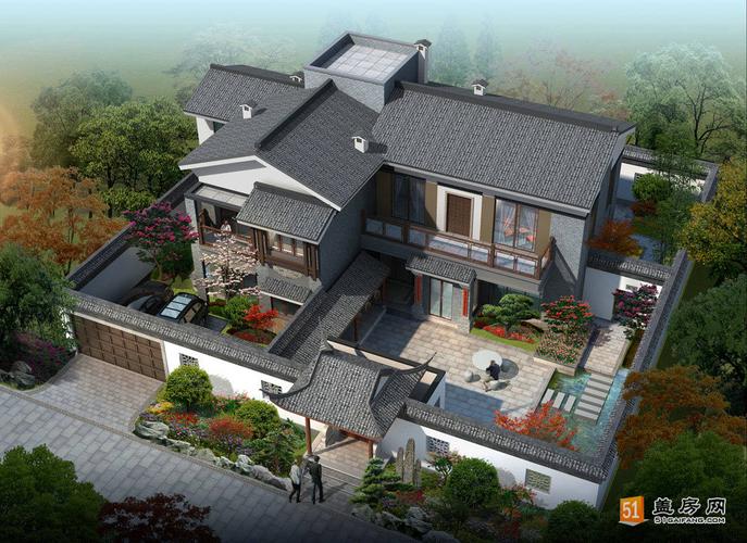 别墅图片大全感受中式古典的美