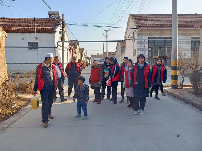 无棣县"五营回民连"慈善义工队,春节慰问