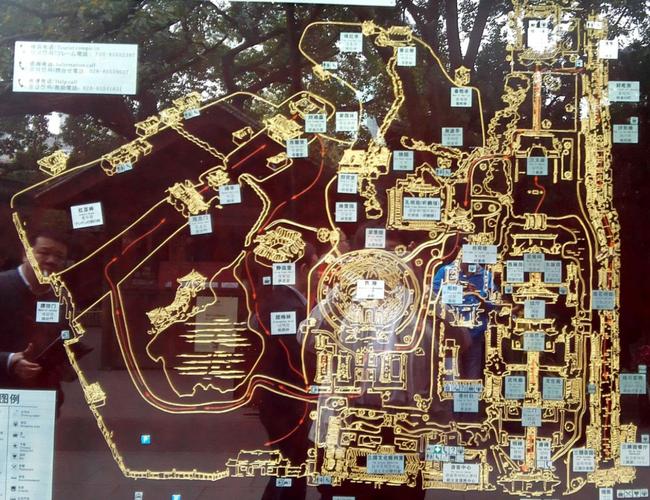 这是武侯祠的平面图