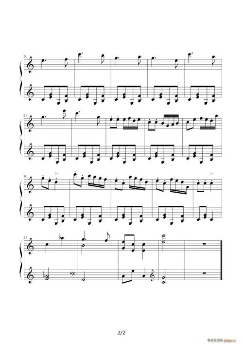 手摇风琴(钢琴考级三级曲目 肖斯塔科维奇) c调
