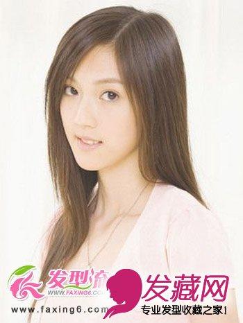 女生直发发型成就夏日风情-女生直发发型(5)