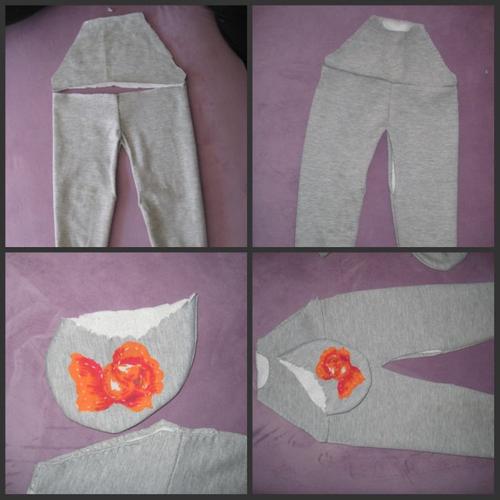 手工缝制背带裤